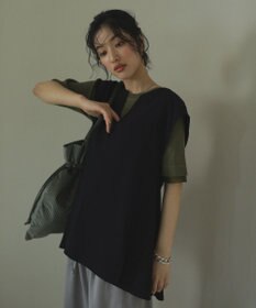 Green Parks リップルフレアベスト