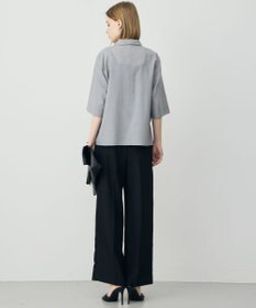 ICB 【WEB限定カラーあり】FluidBackSatin ワイドパンツ