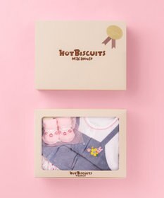 MIKI HOUSE HOT BISCUITS ショートオール＆ソックスギフトセット【BOX付き】