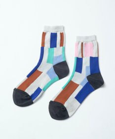 TRICOTE RANDOM PATCH MAMA SOCKS / ランダムパッチママソックス (LADIES)