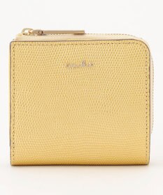 airlist 【コンパクト・上品】Lファスナー二つ折り財布  LUNA  Metallic  ルナメタリック