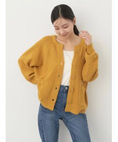 earth music&ecology ブークレーキーネックカーディガン