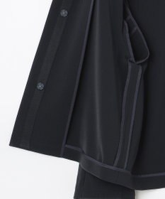 #Newans 【セレモニーにも】＜亀恭子さんコラボ＞コクーンフォルムノーカラージャケット