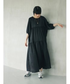 Green Parks armonia．ティアード切り替えワンピース