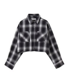 WEGO オンブレチェックショートシャツ