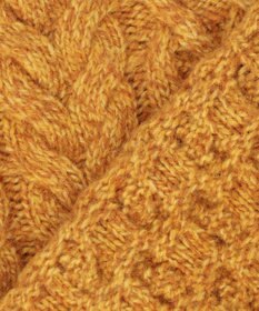 JOSEPH ABBOUD 【イタリア糸使用/軽く暖かい/多色展開】 ラムウールケーブル柄ハーフZIPプルオーバー