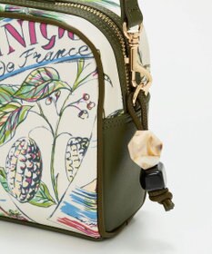 TOPKAPI 【TREASURE TOPKAPI】マイルドサテン スカーフ柄 ショルダーバッグ