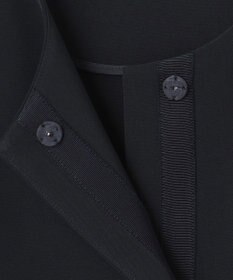 #Newans 【セレモニーにも】＜亀恭子さんコラボ＞コクーンフォルムノーカラージャケット