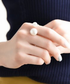 Phoebe 〈シリーズ累計販売10000点突破！〉≪TV番組着用商品≫Eye catchingパールリング