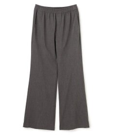 UNFILO 【セットアップ着用可/ウエストゴム】マイビューティ セミフレアパンツ