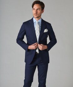 GOTAIRIKU 春夏向け【形態安定】SUMMERPREMIUMPLEATS_スモールワイドカラー 長袖ドレスシャツ（ストライプ/チェック）