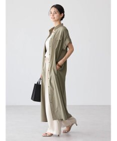 AMERICAN HOLIC 接触冷感＋ＵＶカットＷポケットシャツワンピース