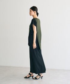 YECCA VECCA メッシュ編みレイヤードニット