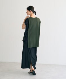 YECCA VECCA メッシュ編みレイヤードニット