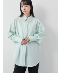 earth music&ecology サッカーストライプボーイズライクシャツ