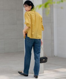 23区 S ナイロンコットンポプリン ボリュームスリーブ ブラウス