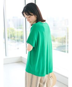 CRAFT STANDARD BOUTIQUE UVカット/接触冷感/洗える/ 半袖ニットプルオーバー