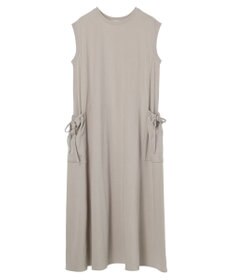 earth music&ecology ギャザーポケットノースリーブワンピース