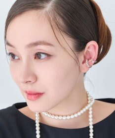 Phoebe 【金属アレルギー対応】パールフローイヤーカフ　シルバー/ニッケルフリー