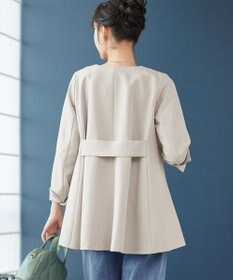 Tiaclasse バックフレアロングジャケット