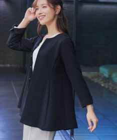 Tiaclasse バックフレアロングジャケット