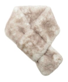 MOONBAT 【WEB限定】FURLA スノートップ チャーム付きフェイクファーマフラー