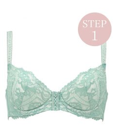 BRADELIS New York 【BRADELIS New York / 育乳ブラ・STEP1 集める】 ジャスミンステップ1ブラ22A1  しっかりバストを集めてナチュラルなシルエットを作る補整ブラ