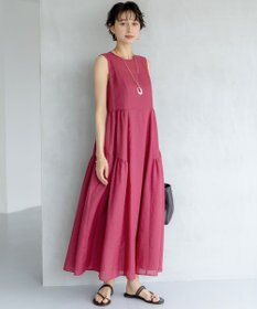 23区 【一部店舗限定/接触冷感/洗える】ラミータンブラー ノースリーブ ワンピース