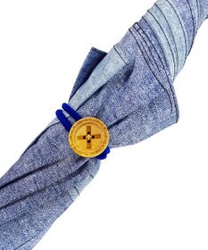 +RING 【UVカット90%以上】【限定/日本製】UNISEX プラスリング 長傘60cm BLU denim-like pattern SR344