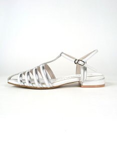 Dominic3 バイカラー Tストラップサンダル