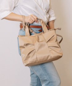 UNBILLION cachecache WEB限定リボン2wayトートバッグ