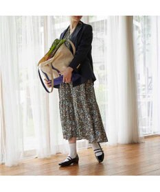 ing <ing>ダブルストラップフラットシューズ