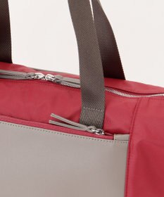 Y'SACCS ナイロン×リサイクルレザー　コンビマルチトート