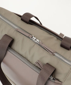 Y'SACCS ナイロン×リサイクルレザー　コンビマルチトート