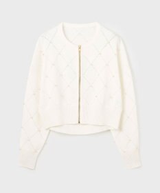 GRACE CONTINENTAL パールニットブルゾン