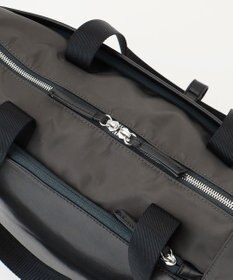 Y'SACCS ナイロン×リサイクルレザー　コンビマルチトート