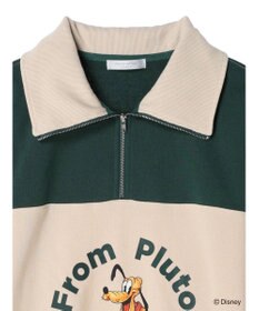Green Parks Ｄｉｓｎｅｙ／裏毛ハーフＺＩＰスウェット