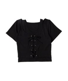 WEGO レイヤードレースアップトップス