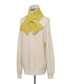 MOONBAT MACKINTOSH PHILOSOPHY(マッキントッシュ フィロソフィー）【ギフトBOX付】ウール100％ リバーシブル ニット マフラー ユニセックス 日本製