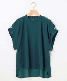 組曲 L 【WEB限定】ライトジョーゼット袖タック ブラウス