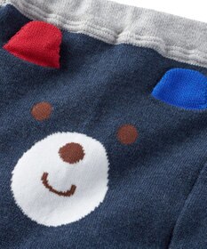 MIKI HOUSE HOT BISCUITS 【70-100cm】 顔ドン のびのび ベビースパッツ