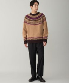 UNFILO MENS ライトモール ノルディックニット