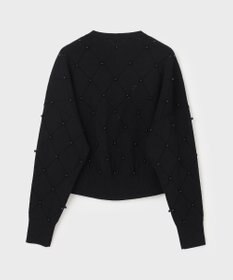 GRACE CONTINENTAL パールニットブルゾン