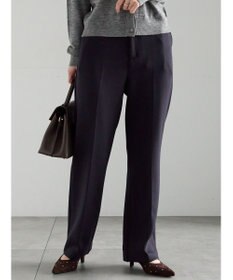 Te chichi 裏起毛パイピングストレートパンツ