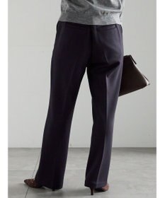 Te chichi 裏起毛パイピングストレートパンツ