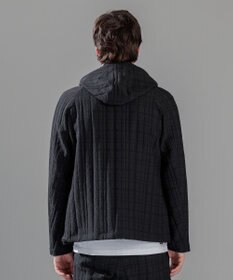 JOSEPH HOMME グレンチェックジャガードストレッチ  フ―ディーブルゾン