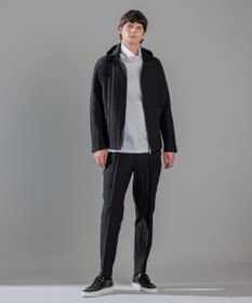 JOSEPH HOMME グレンチェックジャガードストレッチ  フ―ディーブルゾン