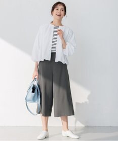 組曲 【洗える】サッカーストレッチ ブルゾン