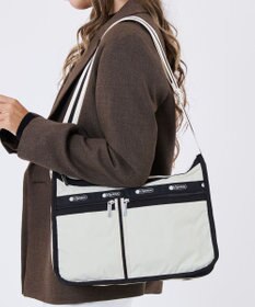 LeSportsac DELUXE EVERYDAY BAG/スペクテイターサンドバー/ブラック