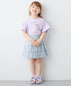 ANY KIDS チェックプリーツスカパン